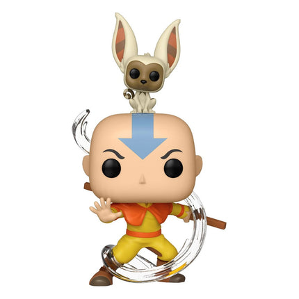 Aang w/ Momo Avatar The Last Airbender POP! Animation Vinyl Figure 9 cm - 534