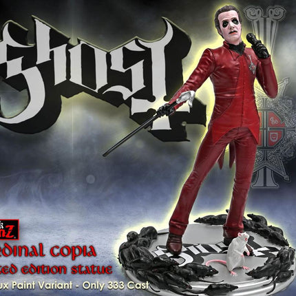 Ghost Rock Iconz Statue Cardinal Copia Red Tuxedo (Variant) 22 cm