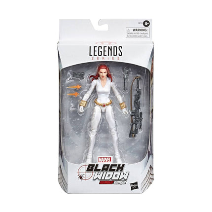 Czarna wdowa biały garnitur Marvel Legends Series figurka Deadly Origin 15cm